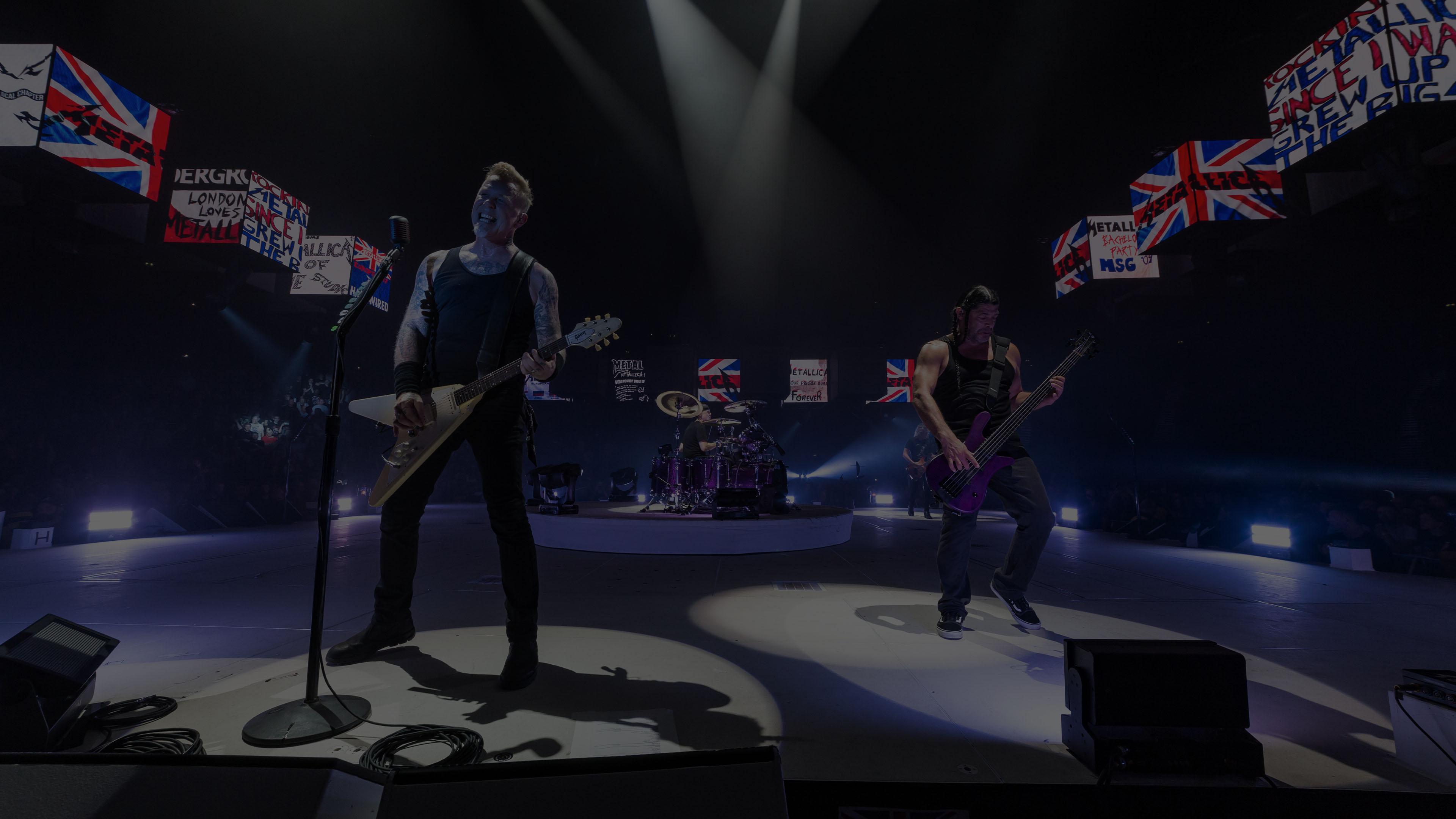 Metallica at Manchester Arena in Manchester, England on October 28, 2017