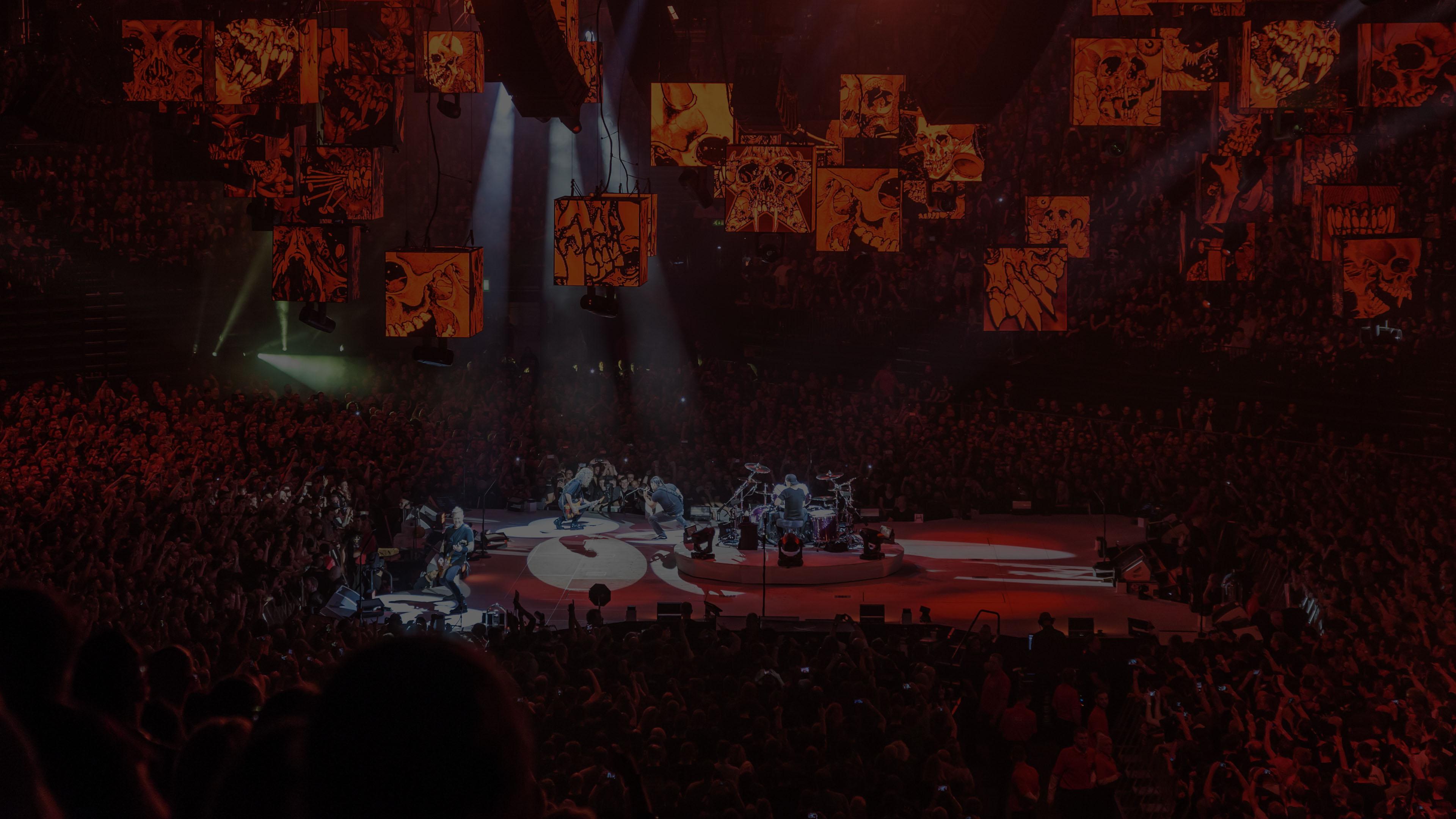 Metallica at Genting Arena in Birmingham, England on October 30, 2017