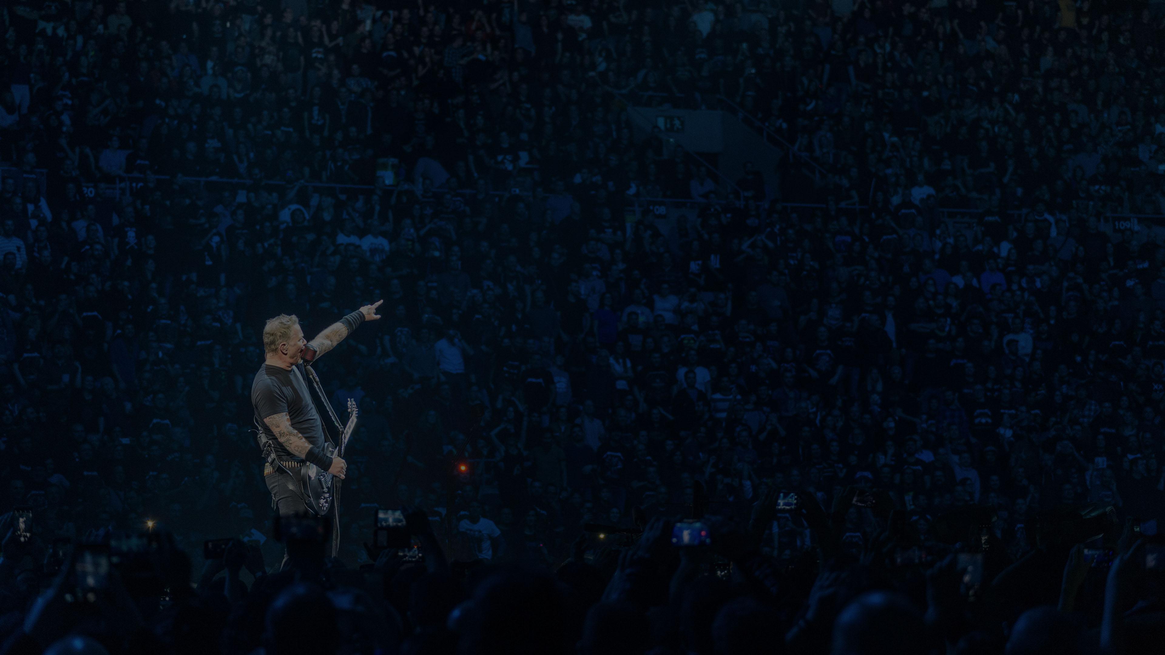 Metallica at Palau Sant Jordi in Barcelona, Spain on February 7, 2018