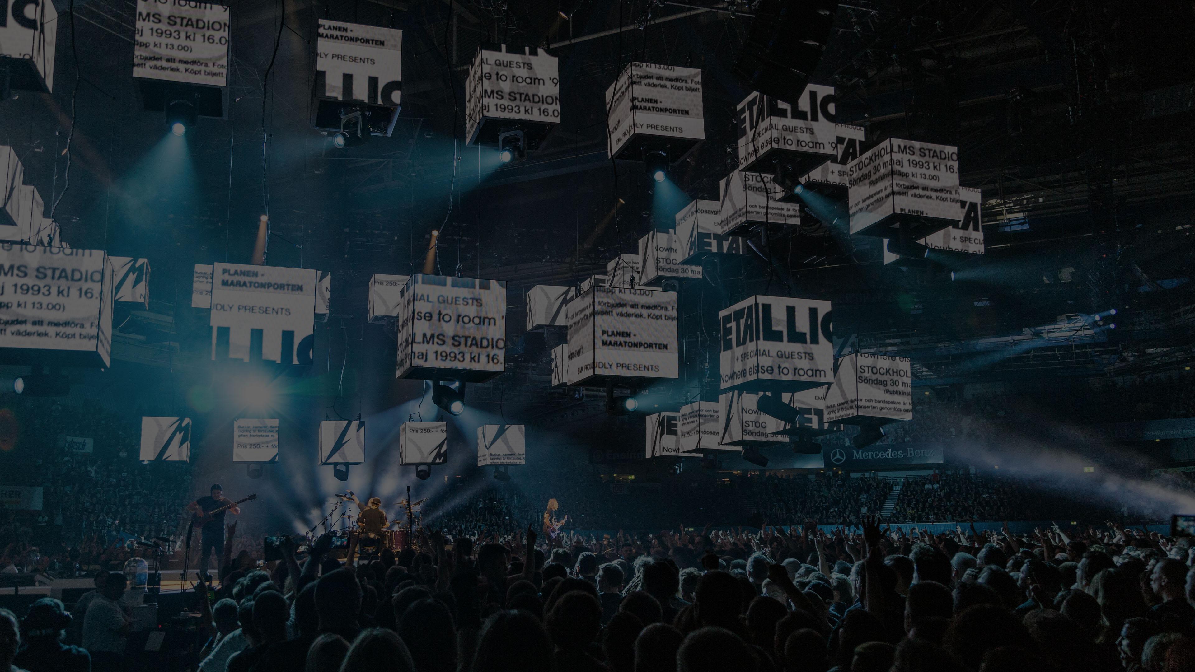 Metallica at Hanns-Martin-Schleyer-Halle in Stuttgart, Germany on April 7, 2018