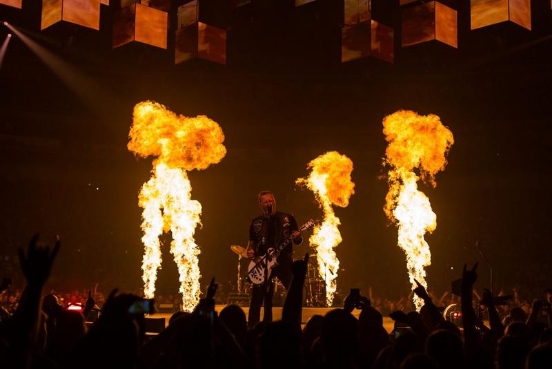 Metallica at Pinnacle Bank Arena in Lincoln, NE on September 6, 2018 ...