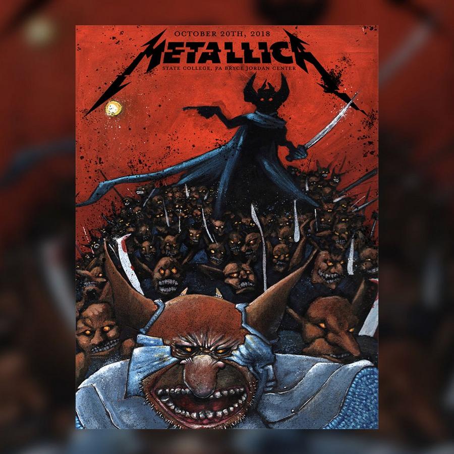 Metallica Concert Poster by Joey Feldman