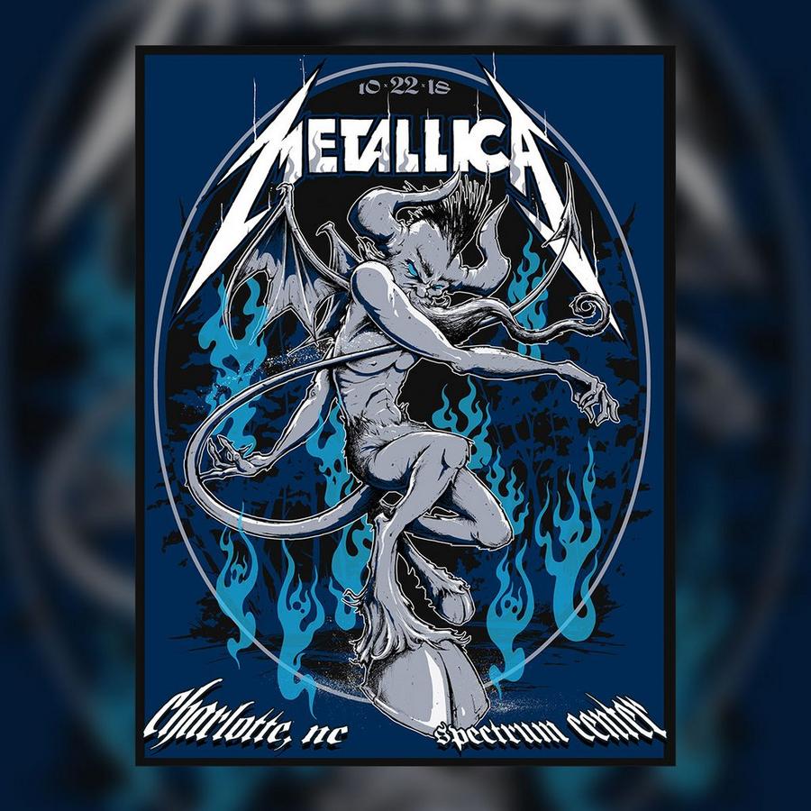 Metallica Concert Poster by Squindo