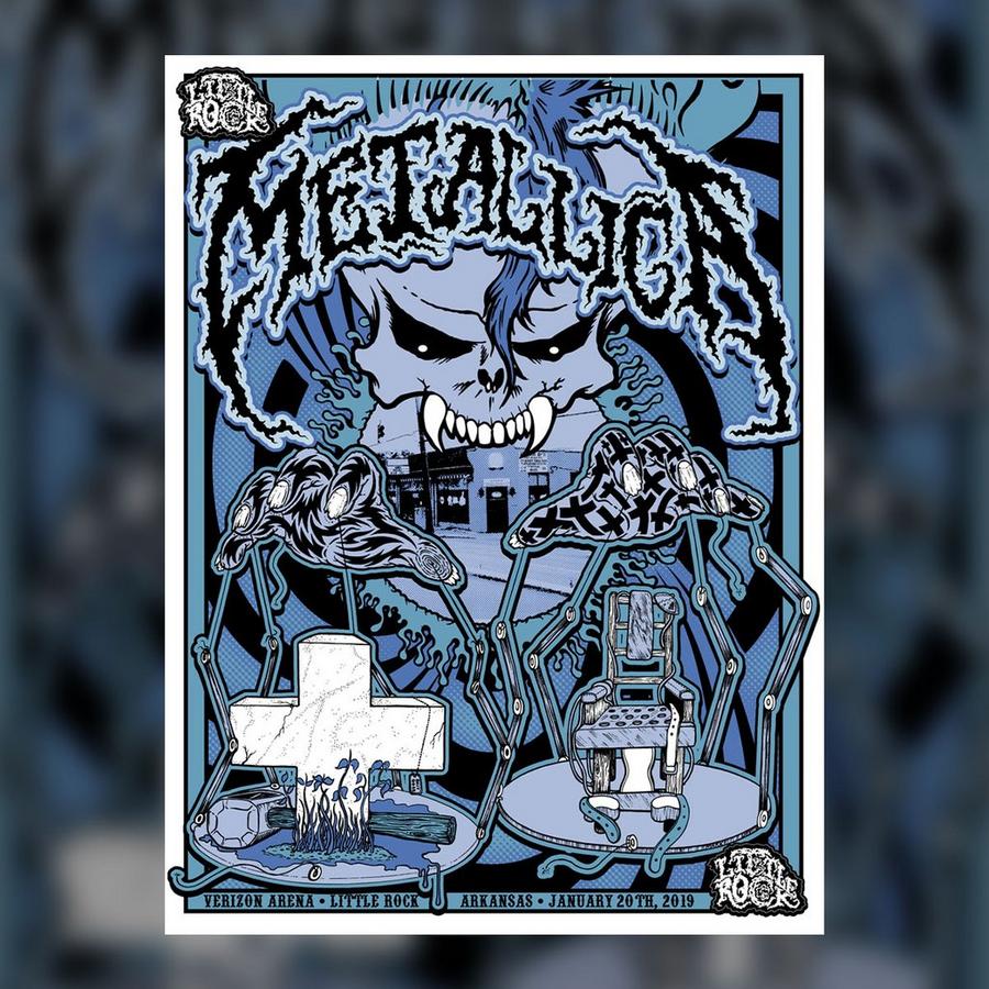 Metallica Concert Poster by Mark DeVito