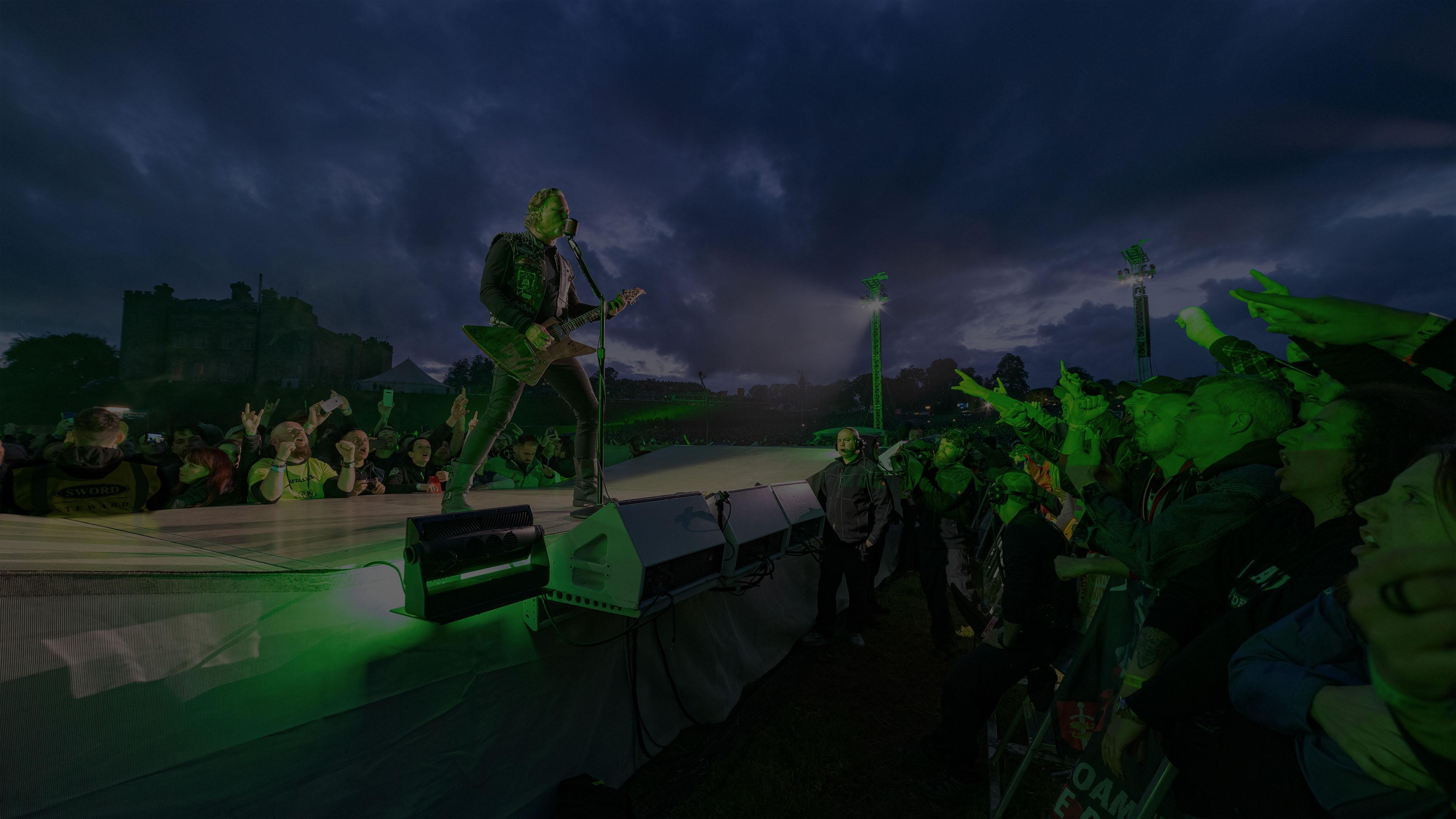 Metallica at Slane Castle in Meath, Ireland on June 8, 2019