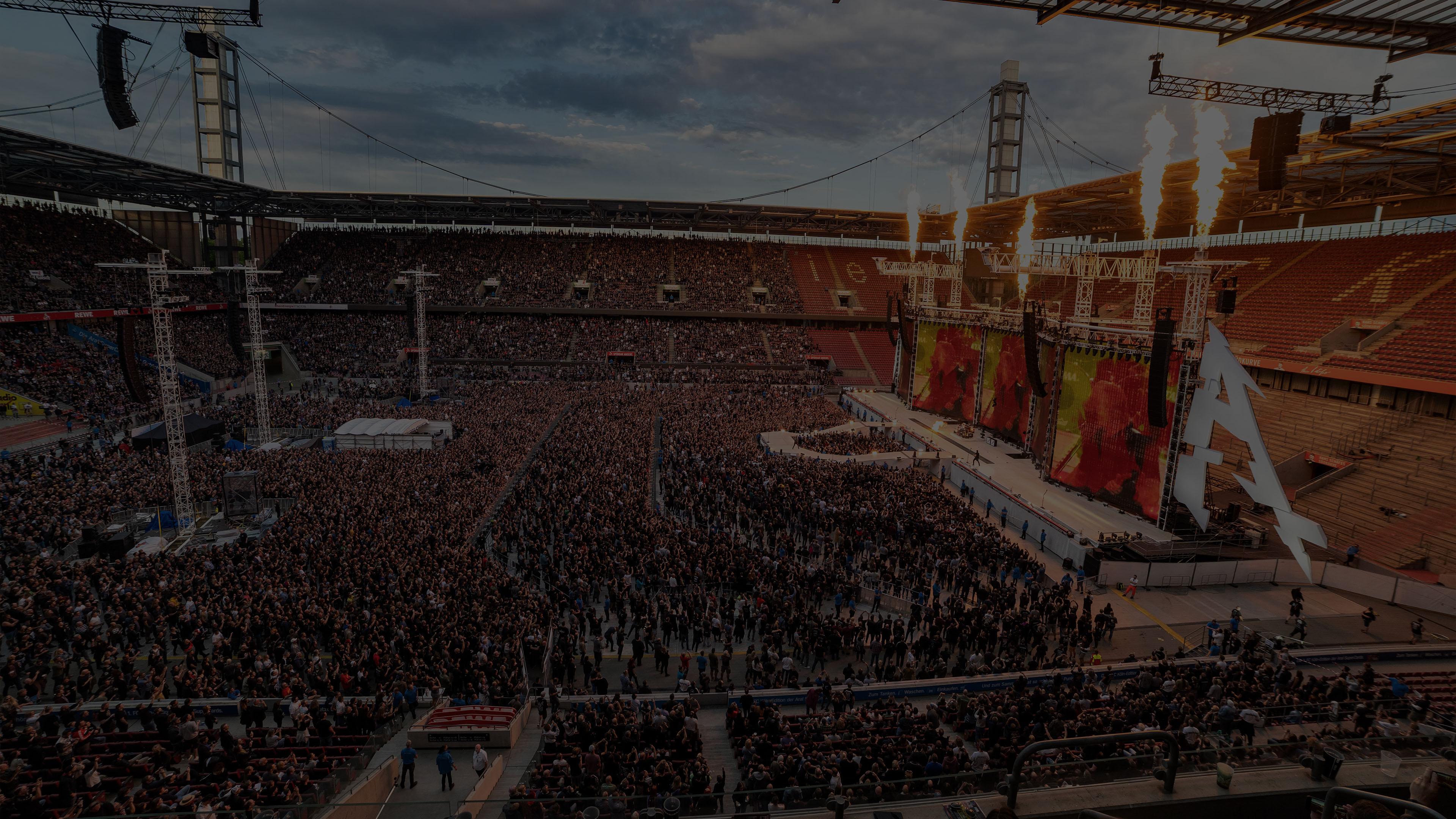 Metallica at RheinEnergieStadion in Cologne, Germany on June 13, 2019