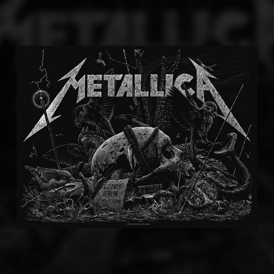 Metallica Concert Poster by Janta Island