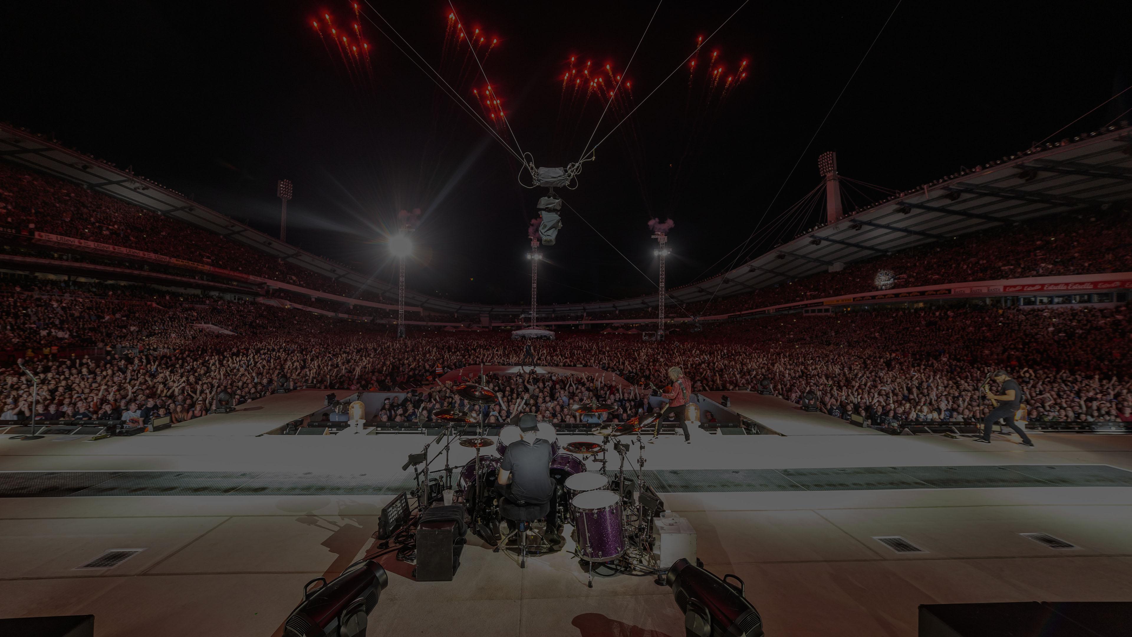 Metallica at Ullevi Stadium in Gothenburg, Sweden on July 9, 2019