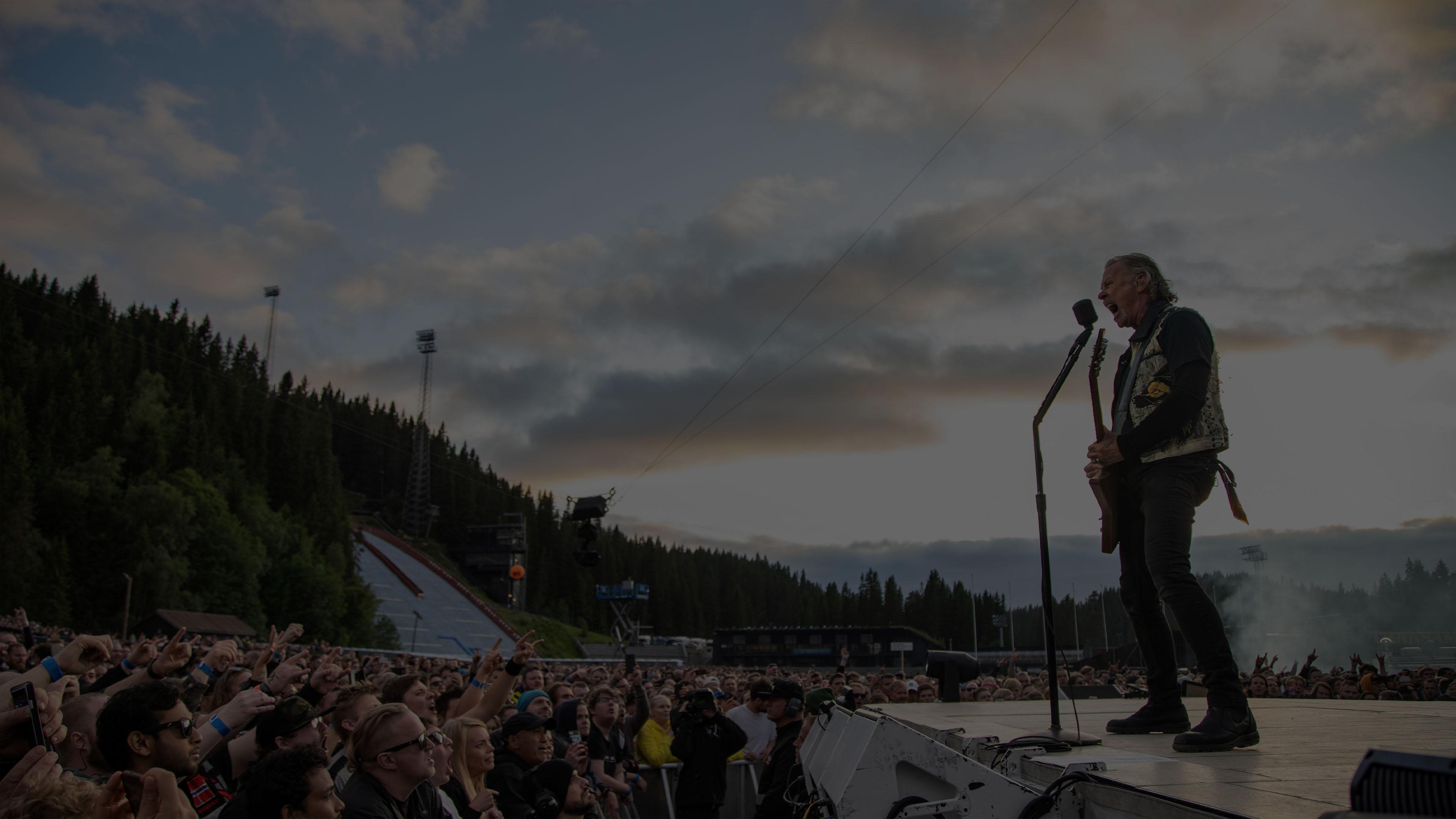 Metallica at Granåsen in Trondheim, Norway on July 13, 2019