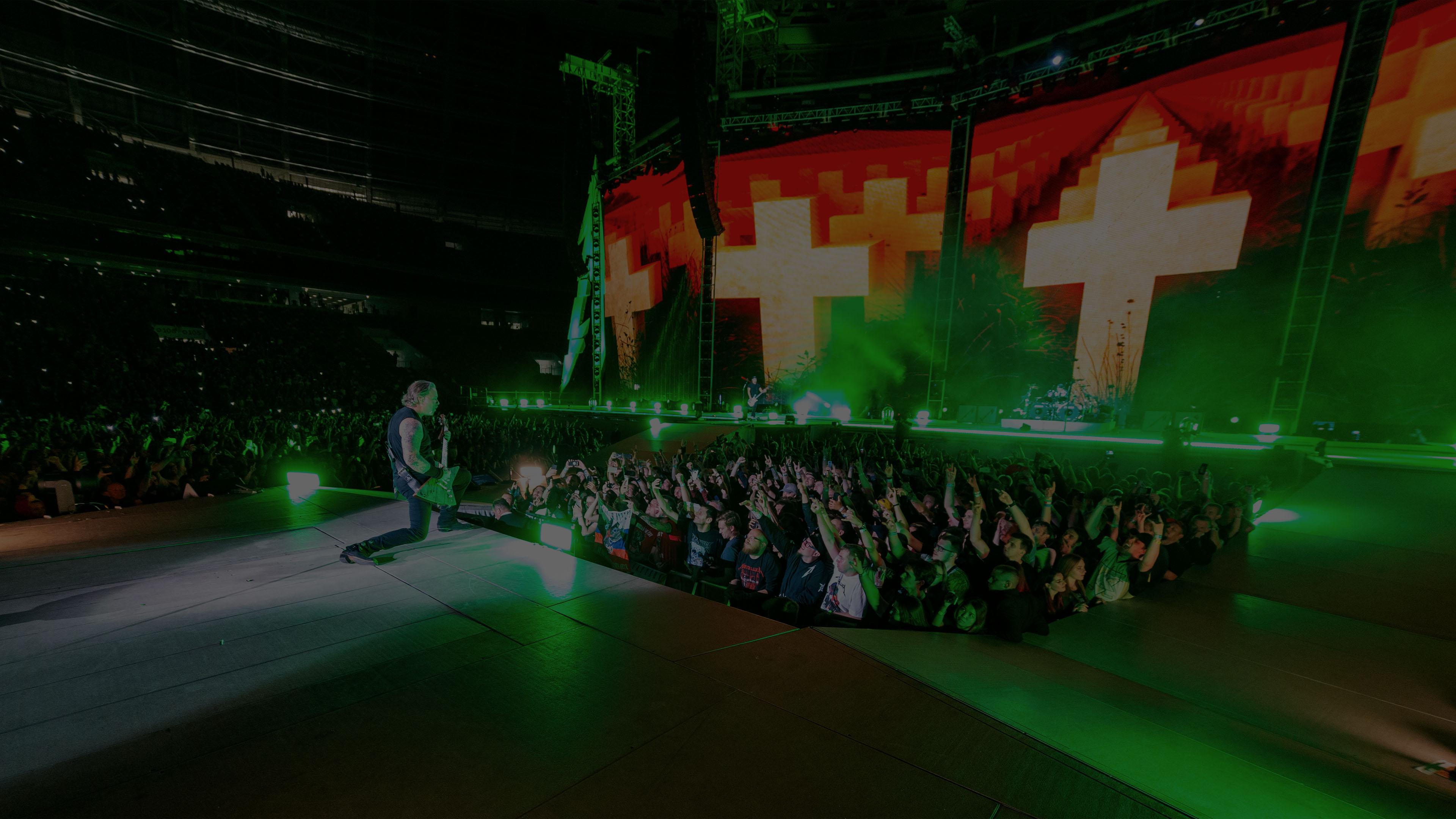 Metallica at Luzhniki Stadium in Moscow, Russia on July 21, 2019