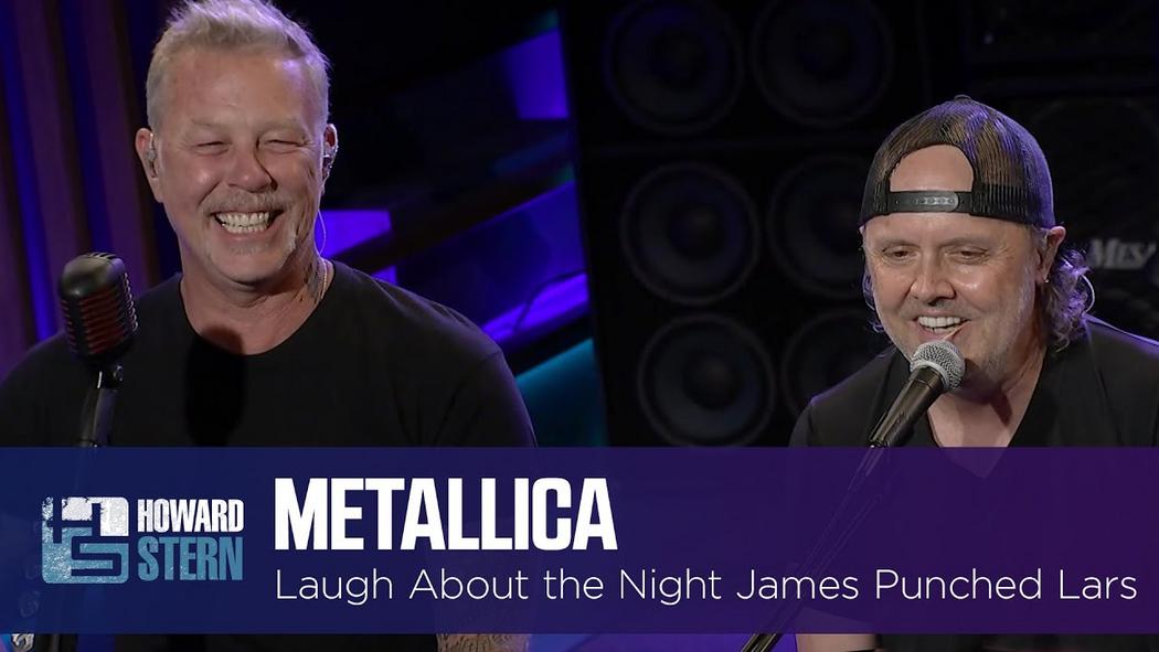 Watch the “Metallica Laughs About the Night James Hetfield Punched Lars Ulrich (The Howard Stern Show - September 9, 2021)” Video