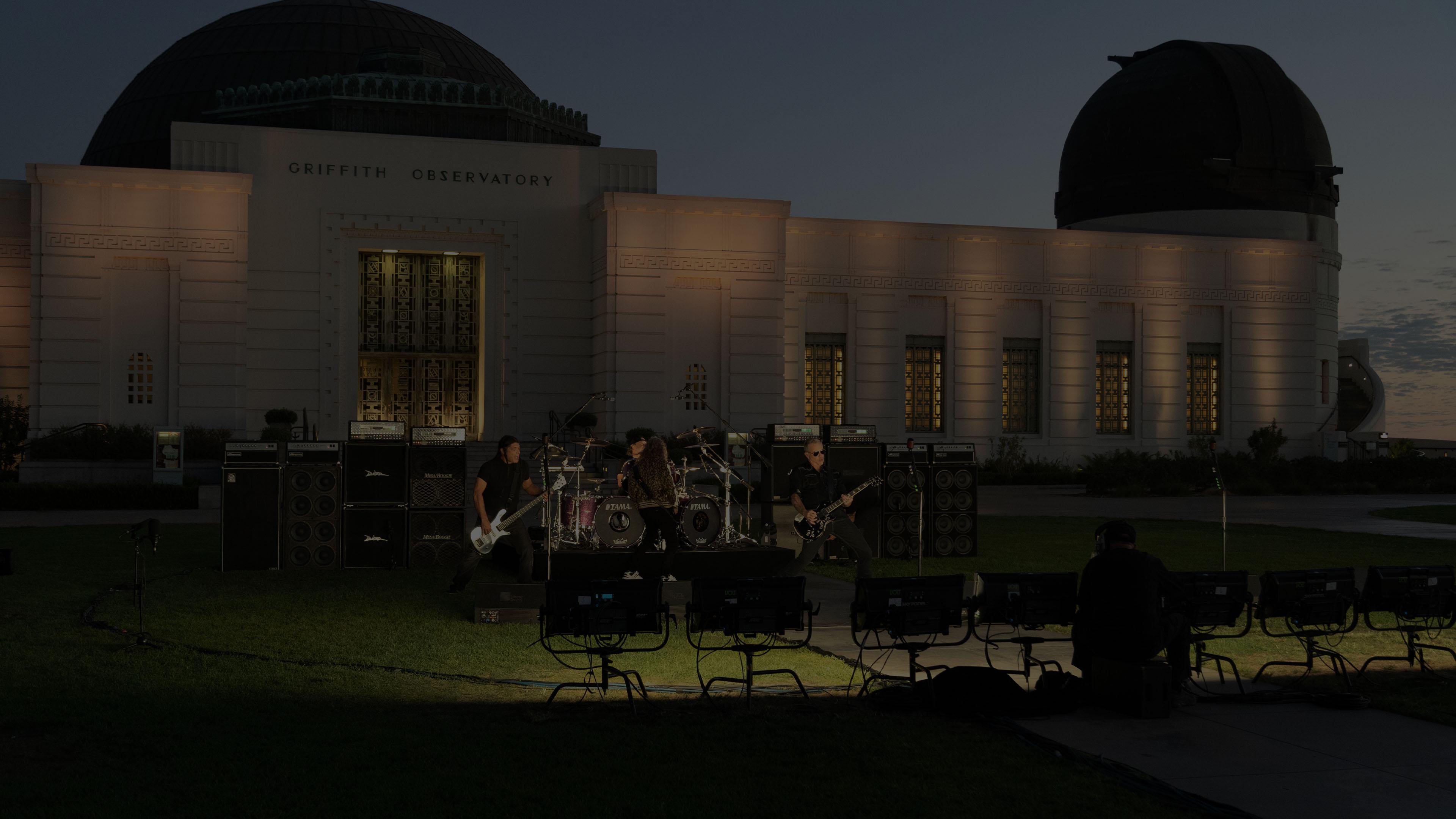 Metallica at Jimmy Kimmel Live! at Griffith Observatory in Los Angeles, CA on September 10, 2021