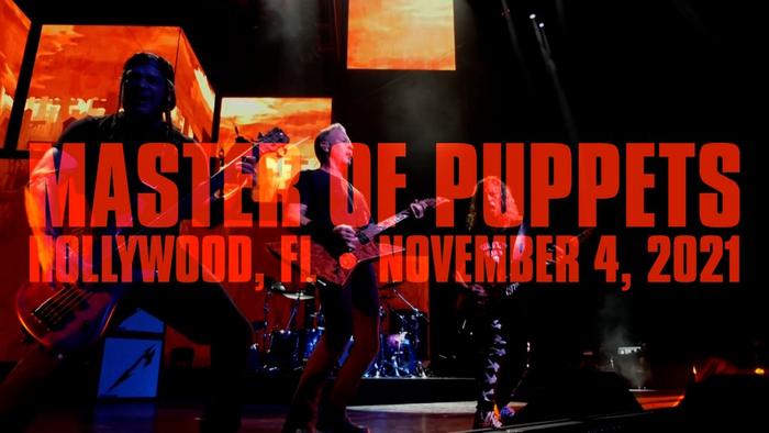 Watch Metallica perform "Master of Puppets" in Hollywood