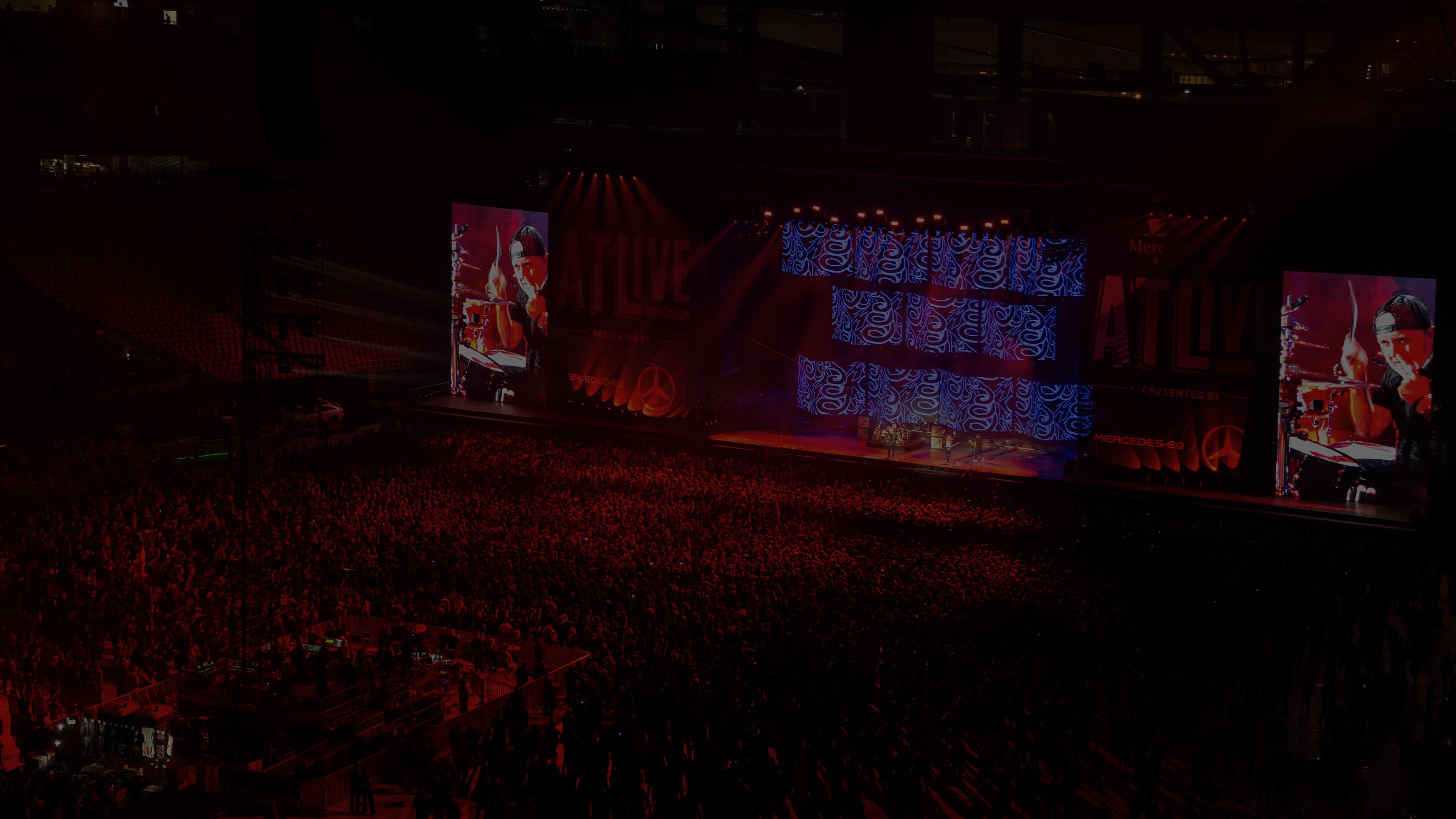 Metallica at ATLive at Mercedes-Benz Stadium in Atlanta, GA on November 6, 2021