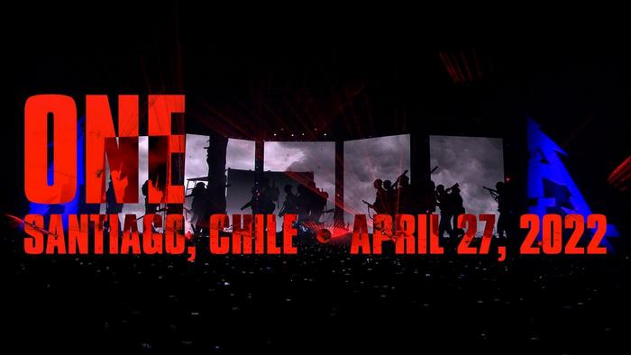 Watch Metallica perform "One" live at Club Hípico de Santiago in Santiago, Chile on April 27, 2022.
