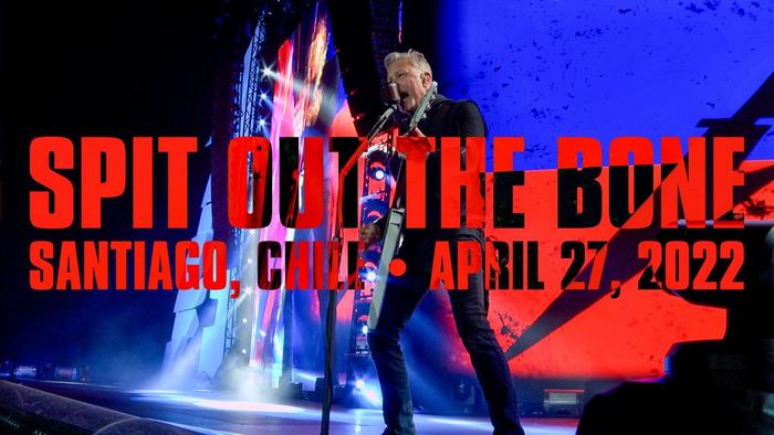Watch Metallica perform "Spit Out the Bone" live at Club Hípico de Santiago in Santiago, Chile on April 27, 2022.