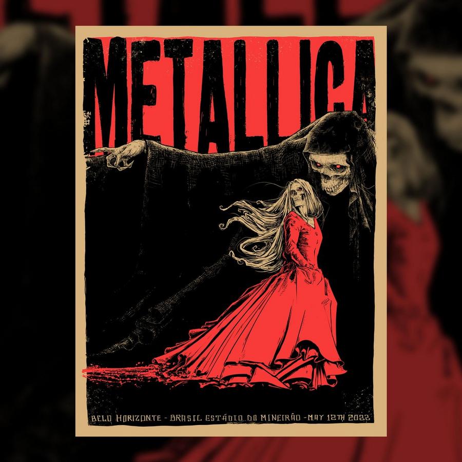 Metallica Concert Poster by Godmachine