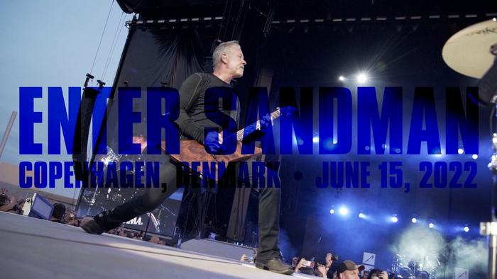 Watch Metallica perform "Enter Sandman" live at Copenhell in Copenhagen, Denmark on June 15, 2022.