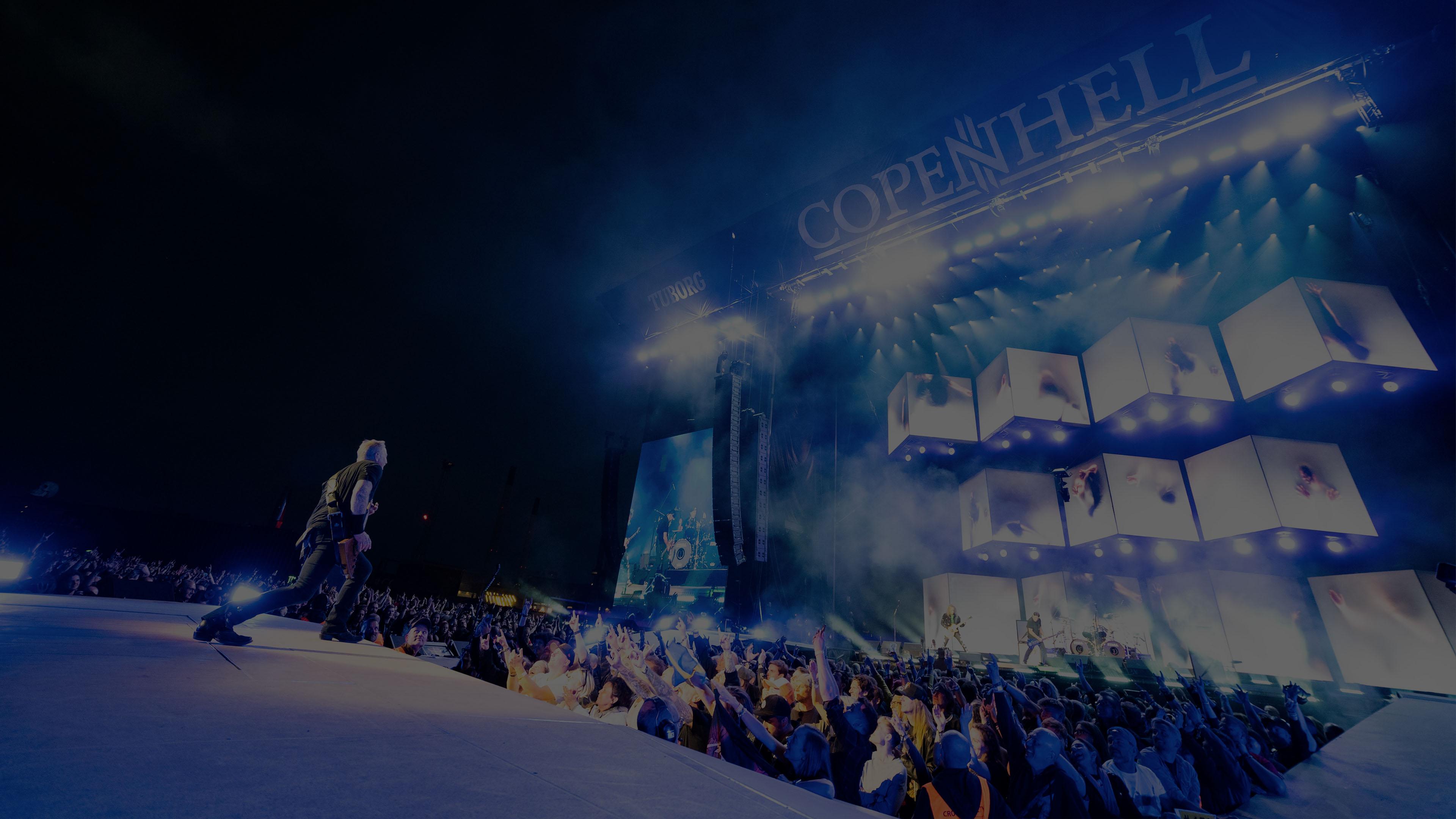 Metallica at Copenhell at Refshaleøen in Copenhagen, Denmark on June 15, 2022