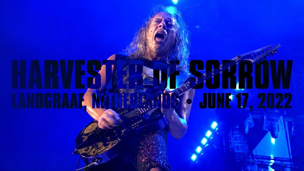 Watch Metallica perform &quot;Harvester of Sorrow&quot; live at Pinkpop Festival in Landgraaf, Netherlands on June 17, 2022.