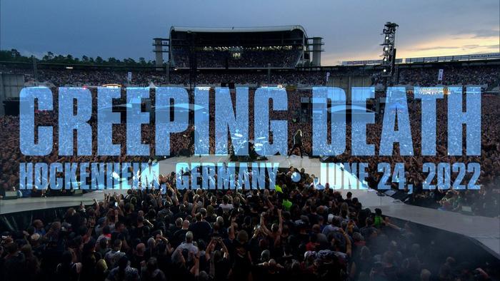 Watch Metallica perform "Creeping Death" live at Download Germany in Hockenheim, Germany on June 24, 2022.