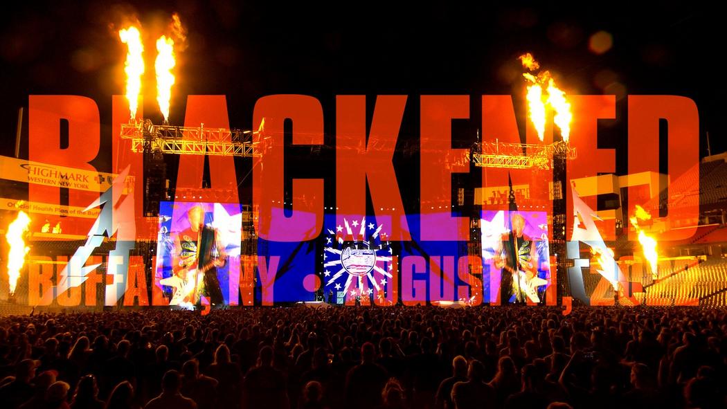 Watch Metallica perform &quot;Blackened&quot; live at Highmark Stadium in Buffalo, NY on August 11, 2022.