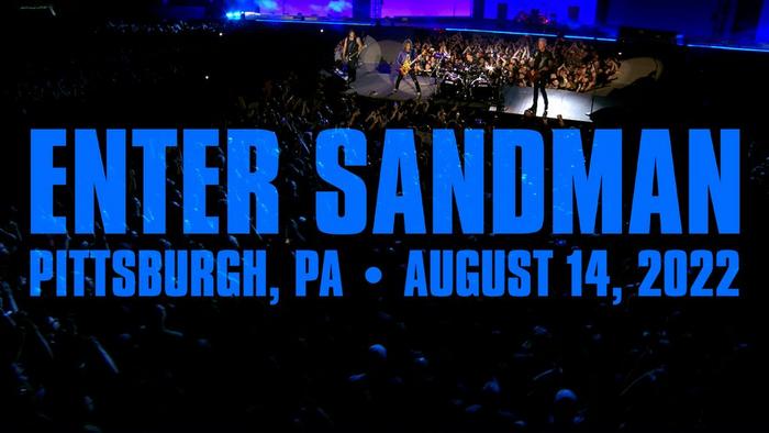 Watch Metallica perform "Enter Sandman" live at PNC Park in Pittsburgh, PA on August 14, 2022.