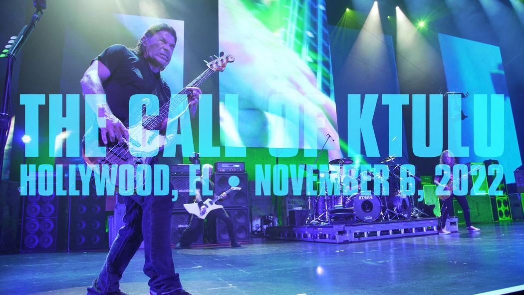 Watch Metallica perform &quot;The Call of Ktulu&quot; live at Hard Rock Live in Hollywood, FL on November 6, 2022.