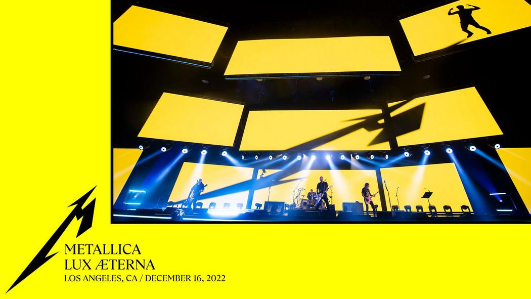 Watch Metallica perform &quot;Lux Æterna&quot; live for the first time at Microsoft Theater in Los Angeles, CA on December 16, 2022.