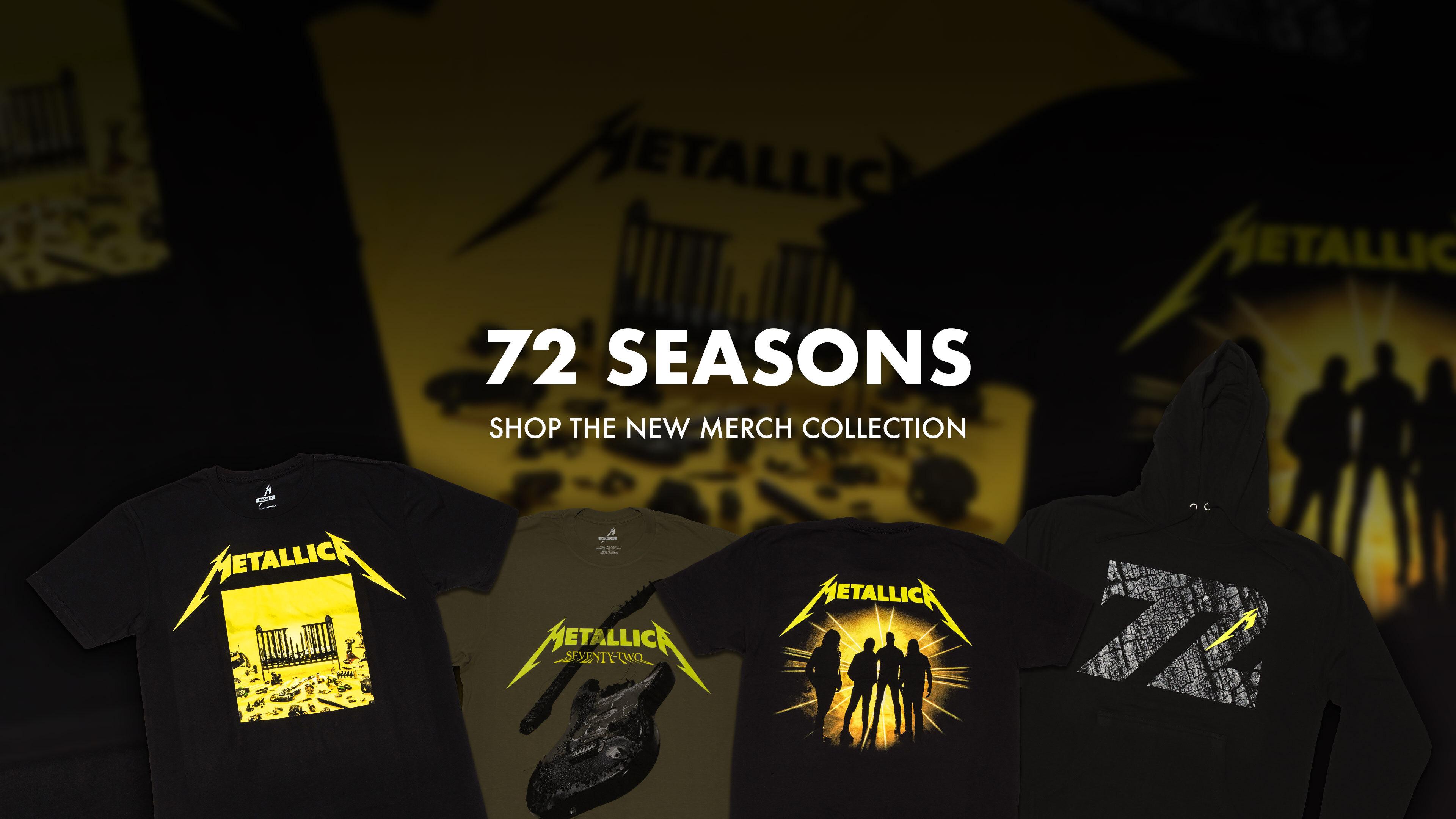 Blackened Metallica 72 Seasons 2023 World Tour Merch, Metallica