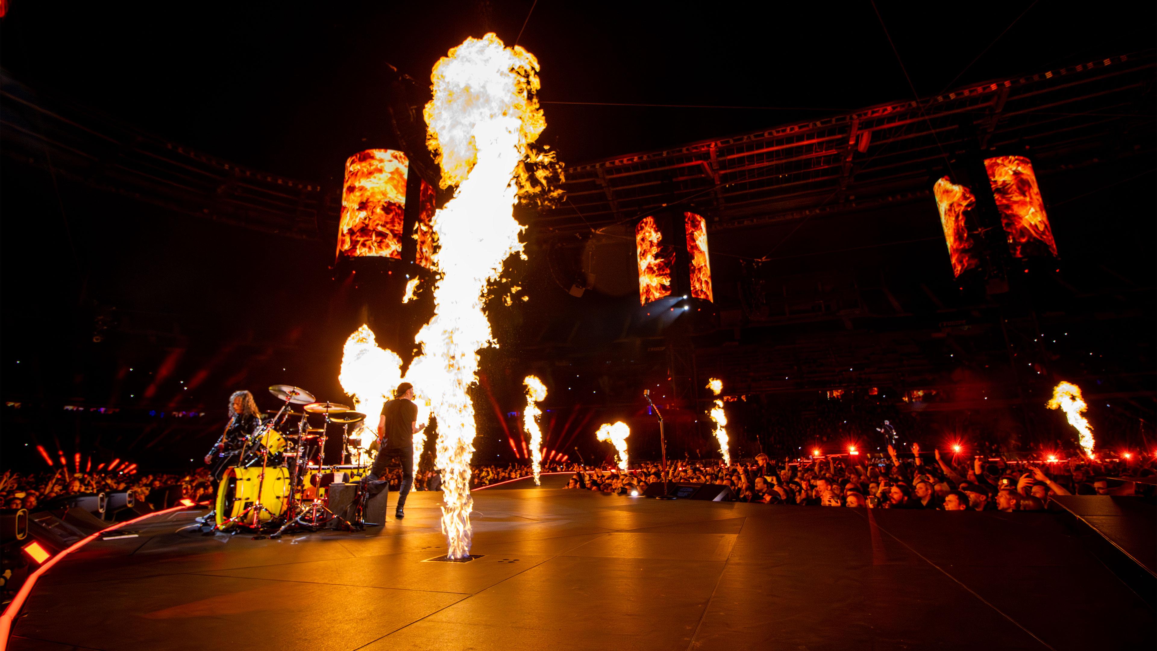 Metallica at Stade de France in Paris, France on May 17, 2023 on the ...