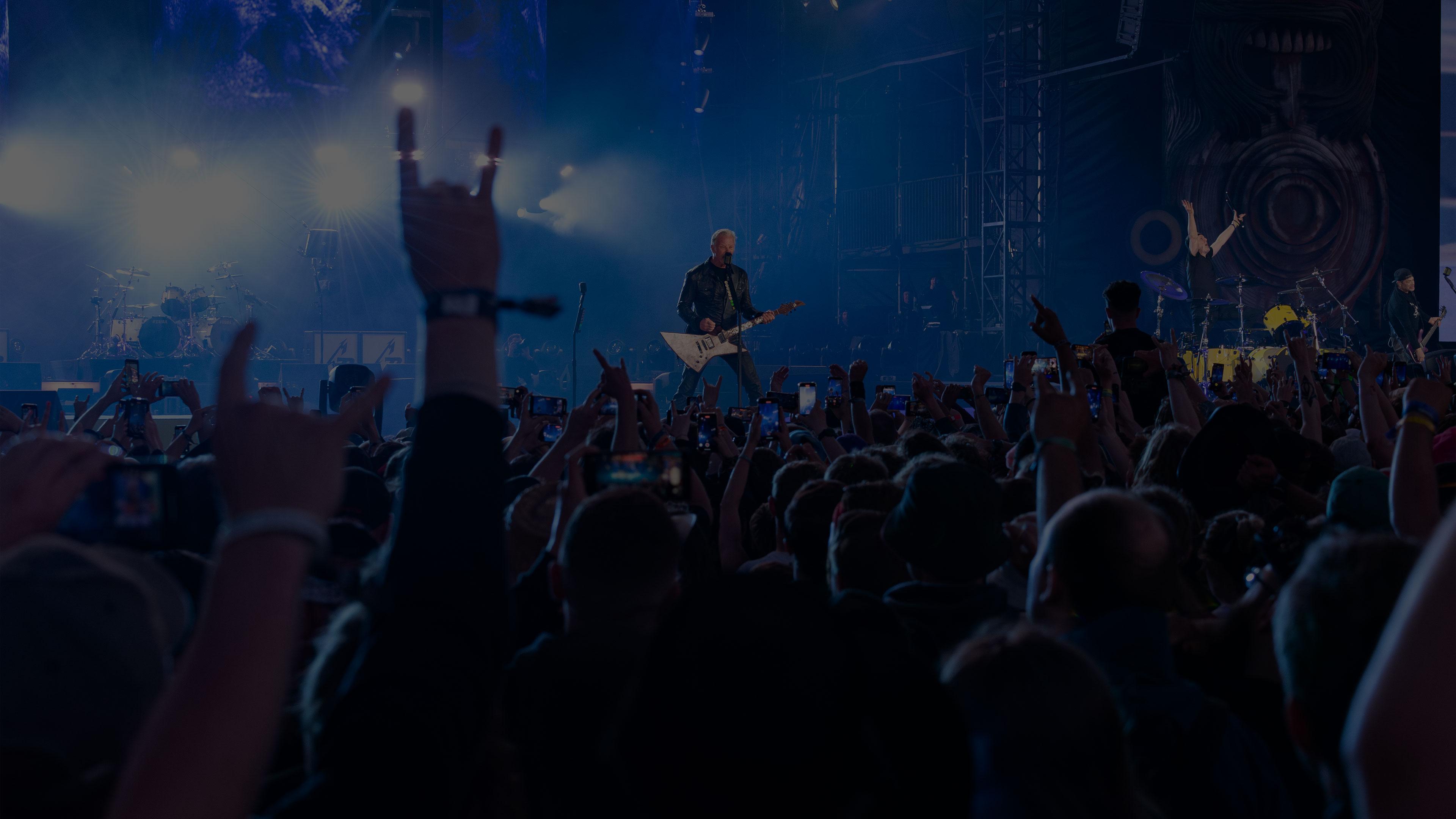 Metallica at Download Festival at Donington Park in Castle Donington, England on June 8, 2023.