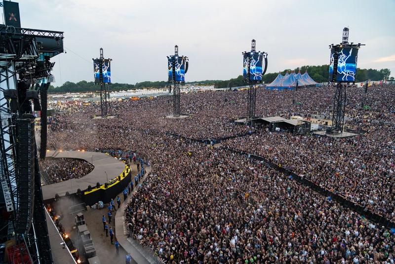 Metallica at Download Festival at Donington Park in Castle Donington