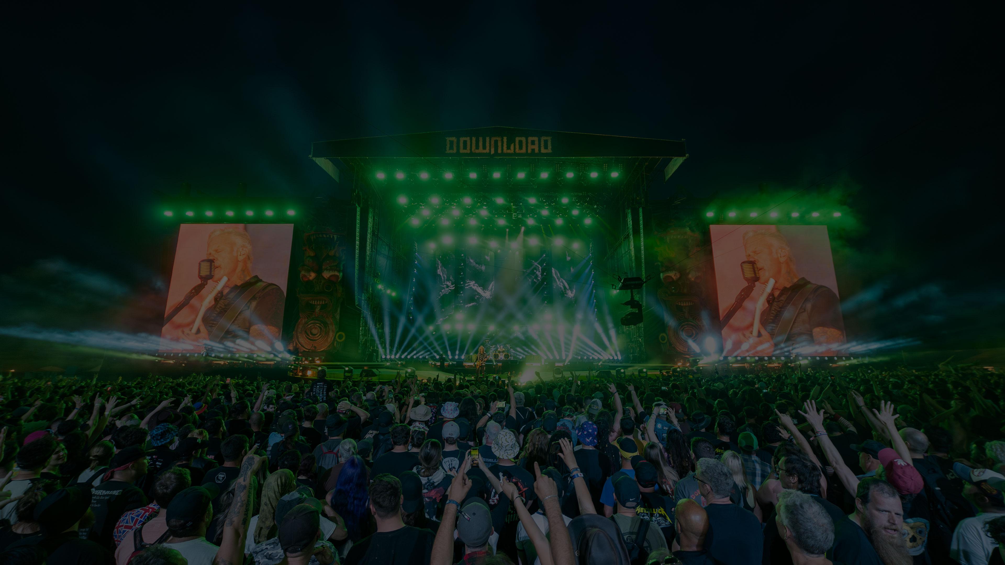 Metallica at Download Festival at Donington Park in Castle Donington