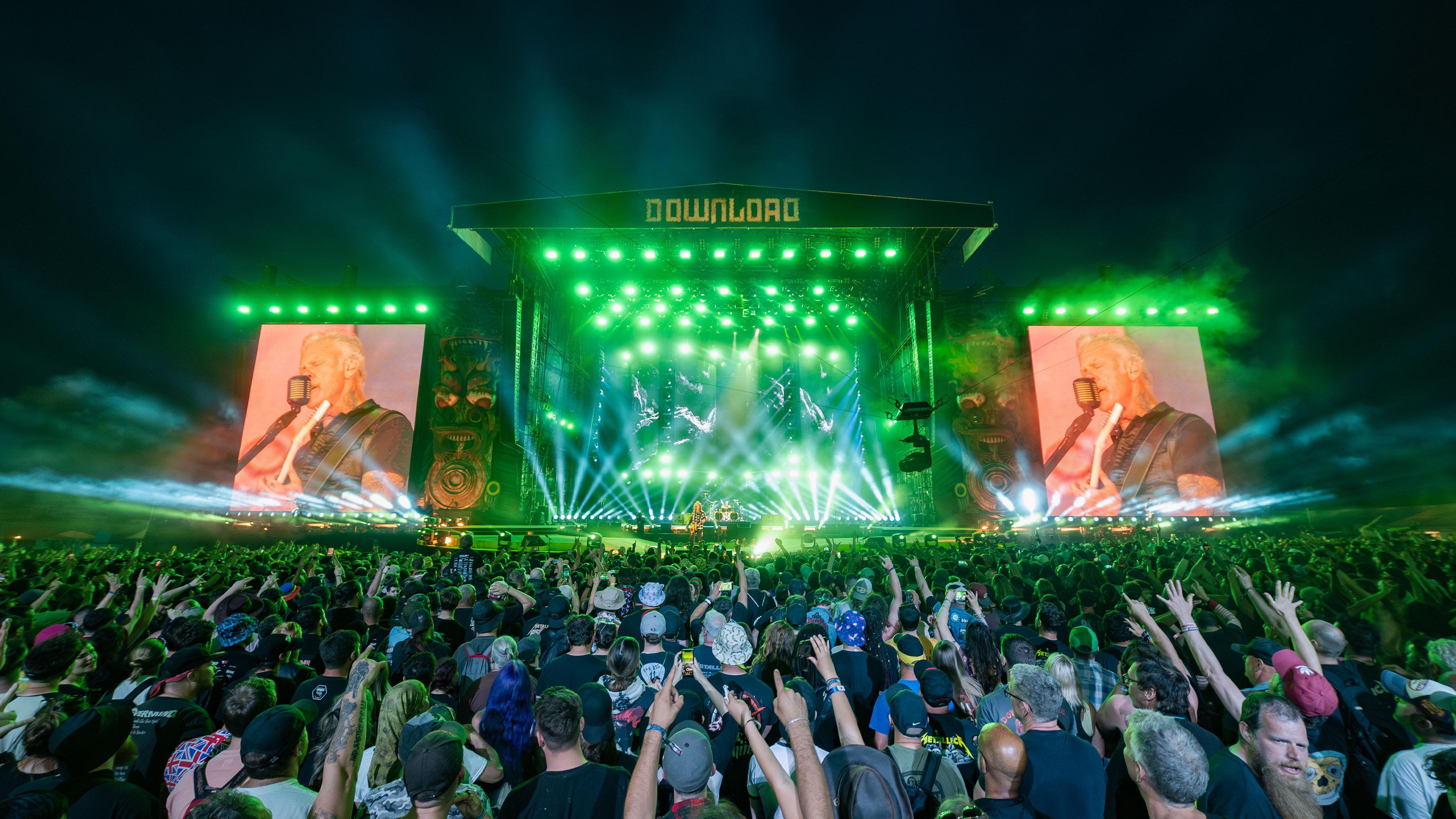 Metallica at Download Festival at Donington Park in Castle Donington ...