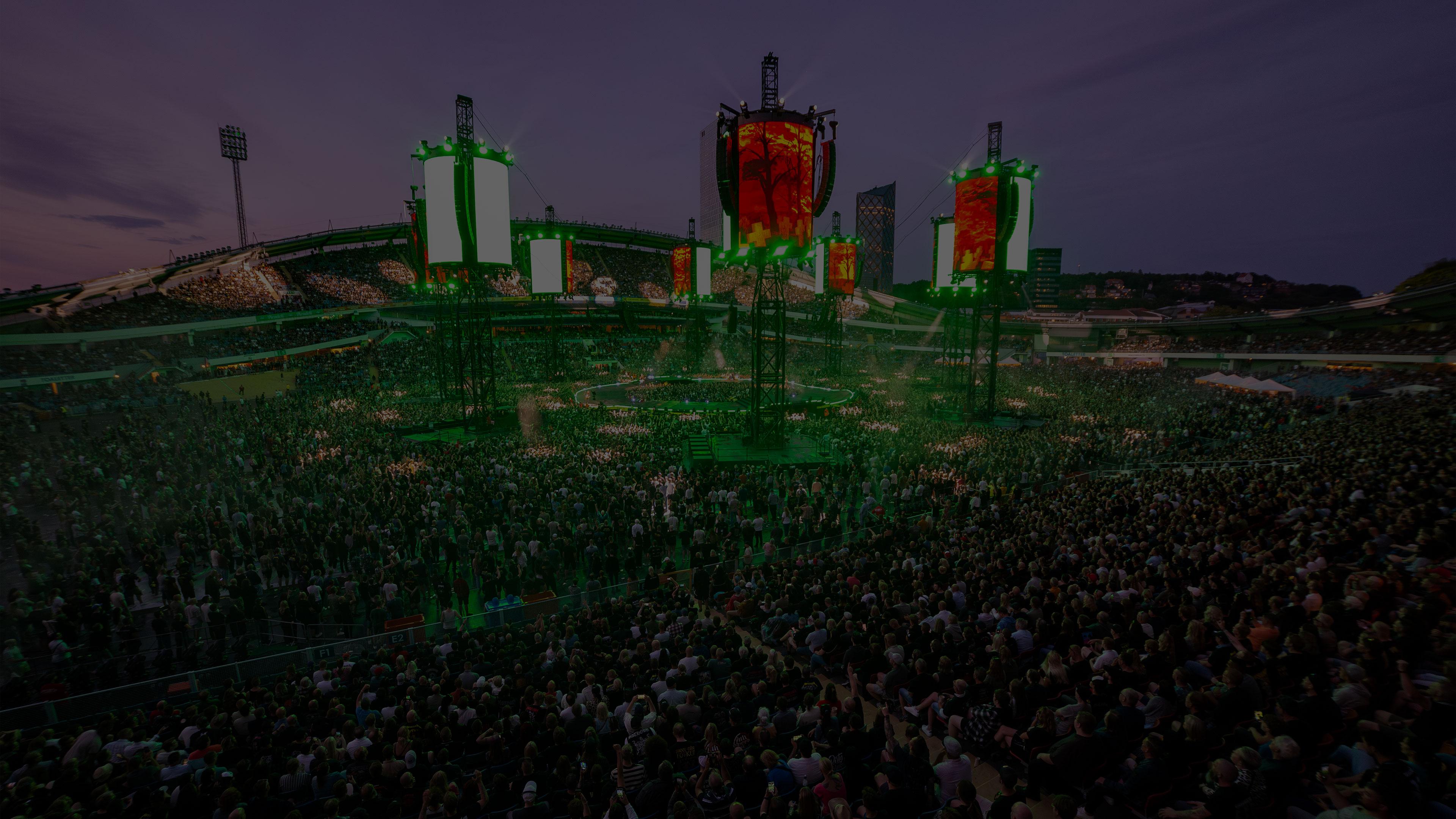 Metallica at Ullevi Stadium in Gothenburg, Sweden on June 16, 2023 on the M72 World Tour