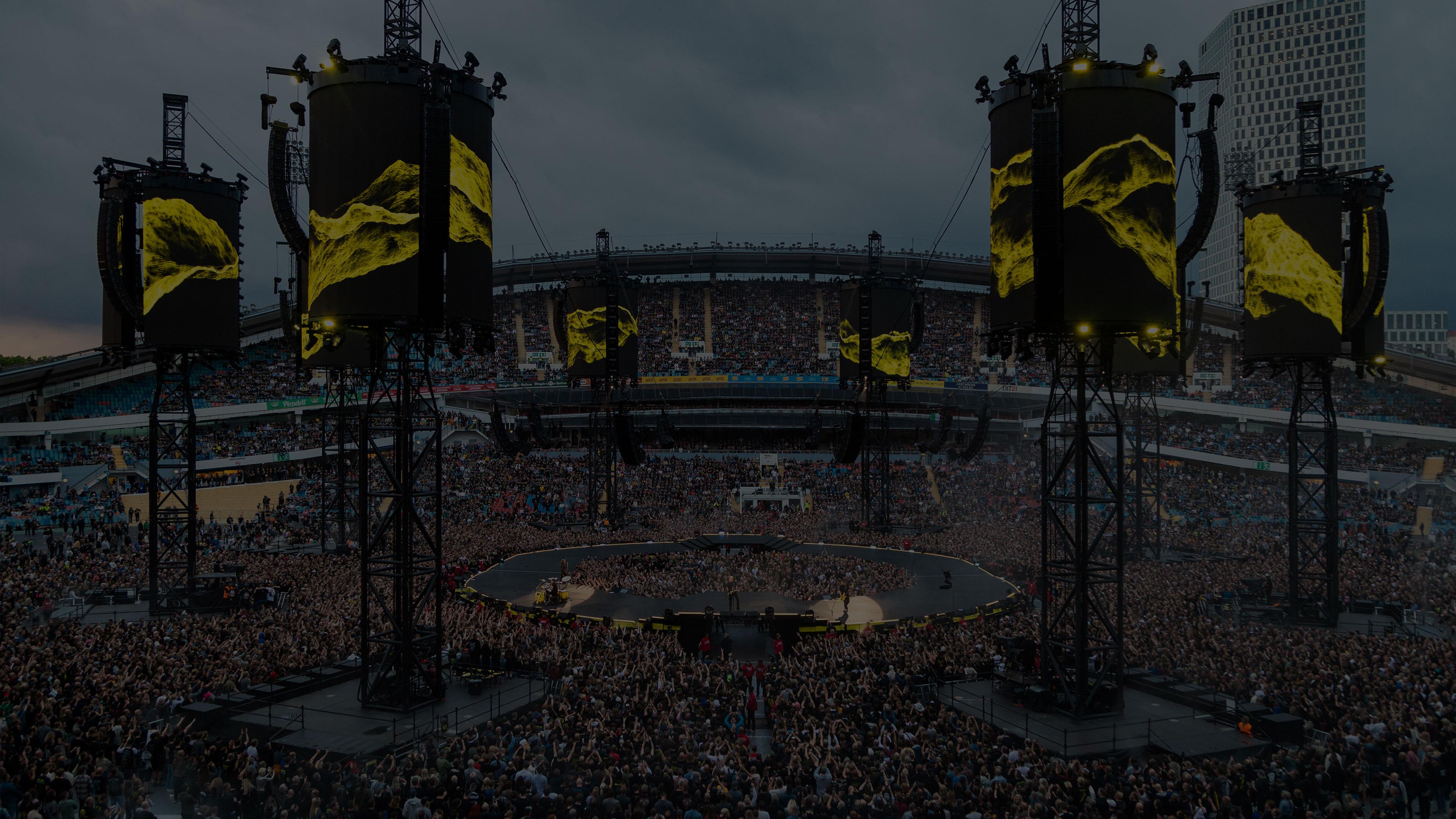 Metallica at Ullevi Stadium in Gothenburg, Sweden on June 18, 2023 on the M72 World Tour