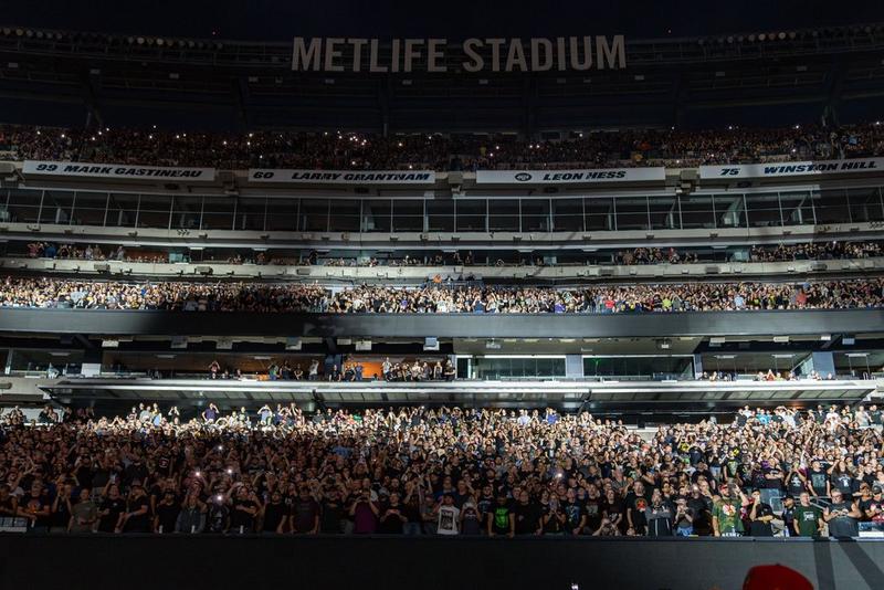 Metallica at MetLife Stadium in East Rutherford, NJ, United States on  August 4, 2023 on the M72 World Tour