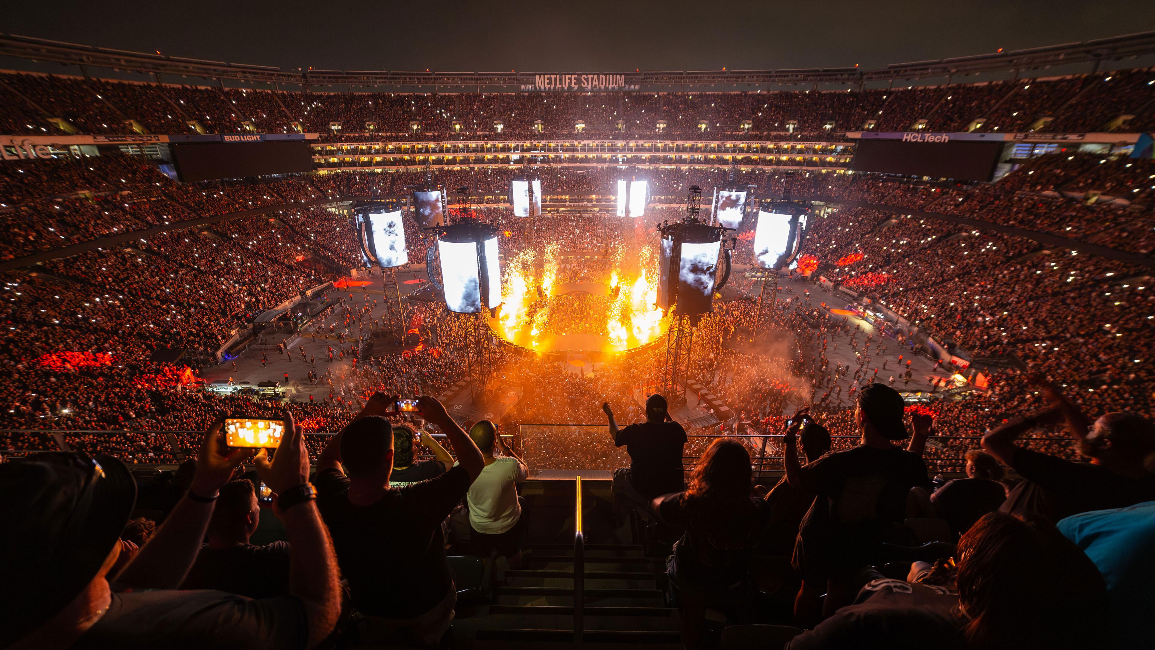 Metallica at MetLife Stadium in East Rutherford, NJ, United States on