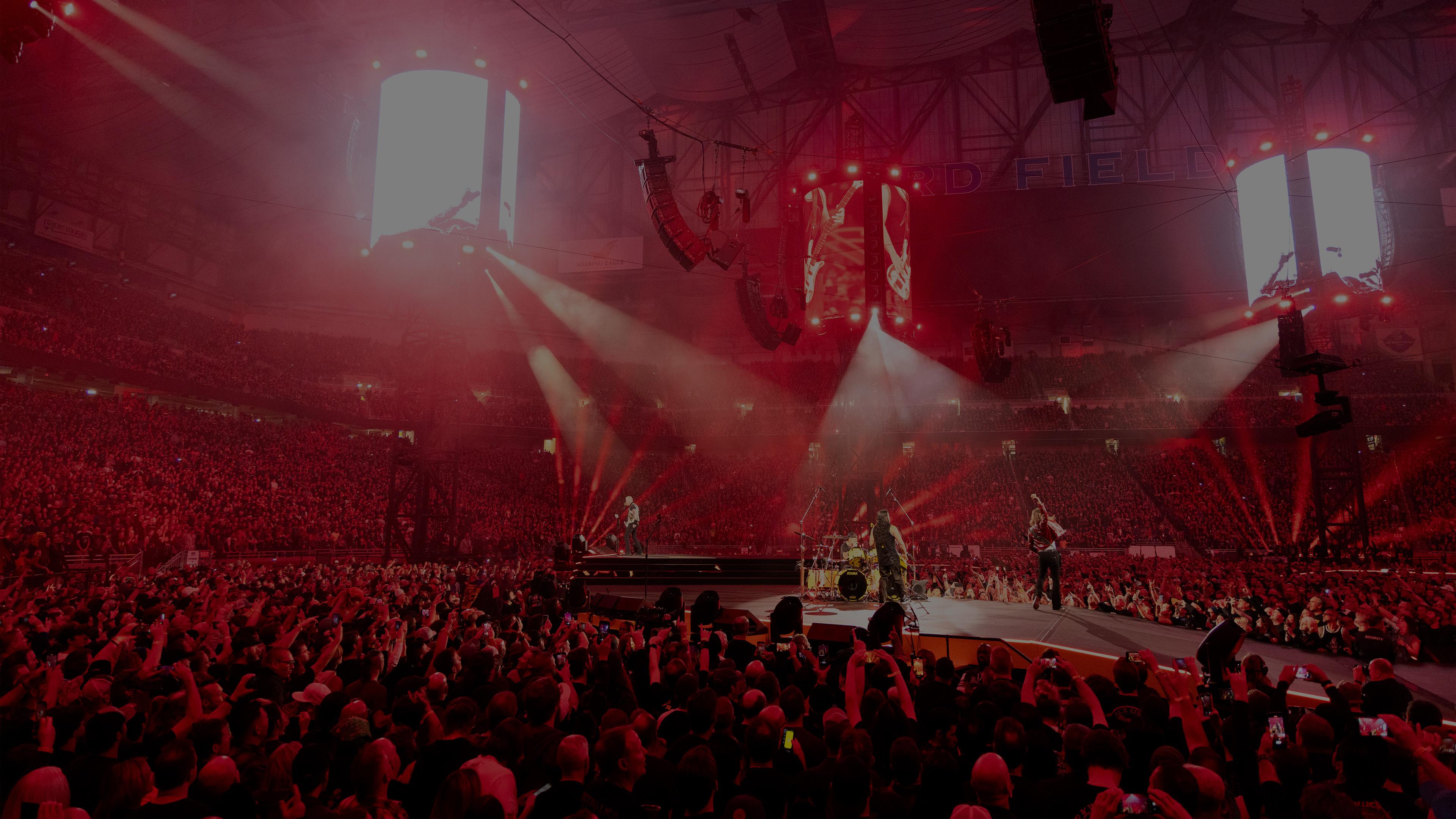 Metallica at Ford Field in Detroit, MI, United States on November 10, 2023 on the M72 World Tour