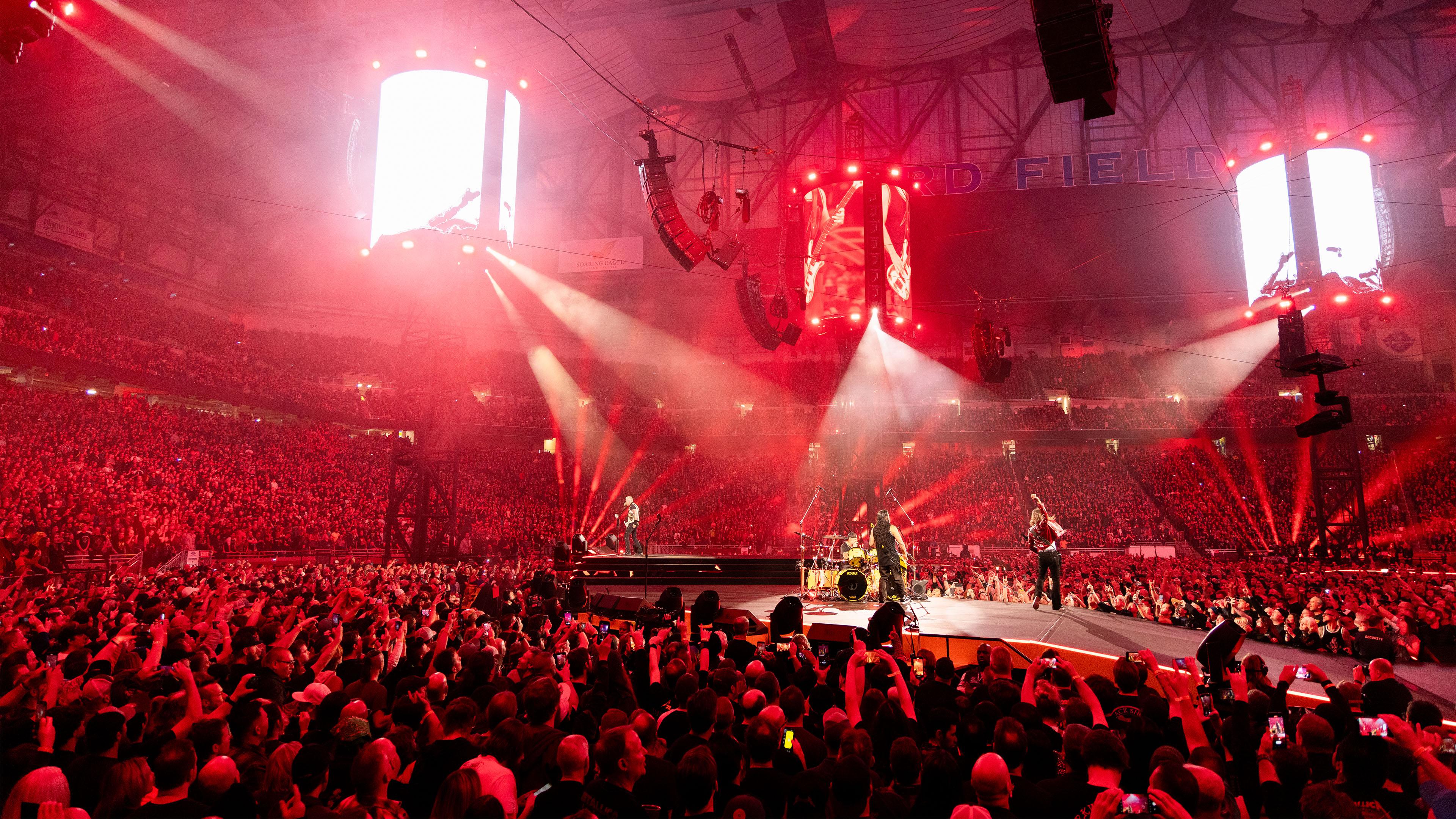 Metallica at Ford Field in Detroit, MI, United States on November 10, 2023  on the M72 World Tour