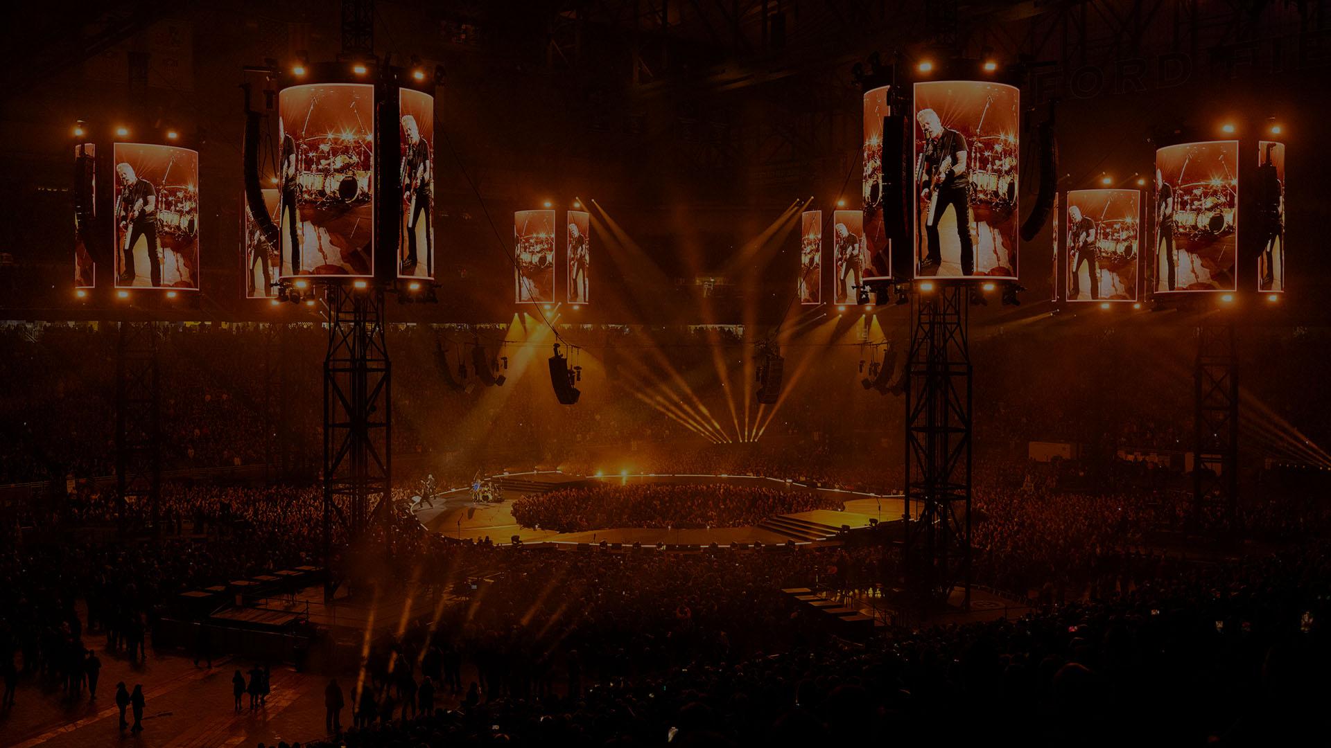 Metallica at Ford Field in Detroit, MI, United States on November 12, 2023 on the M72 World Tour