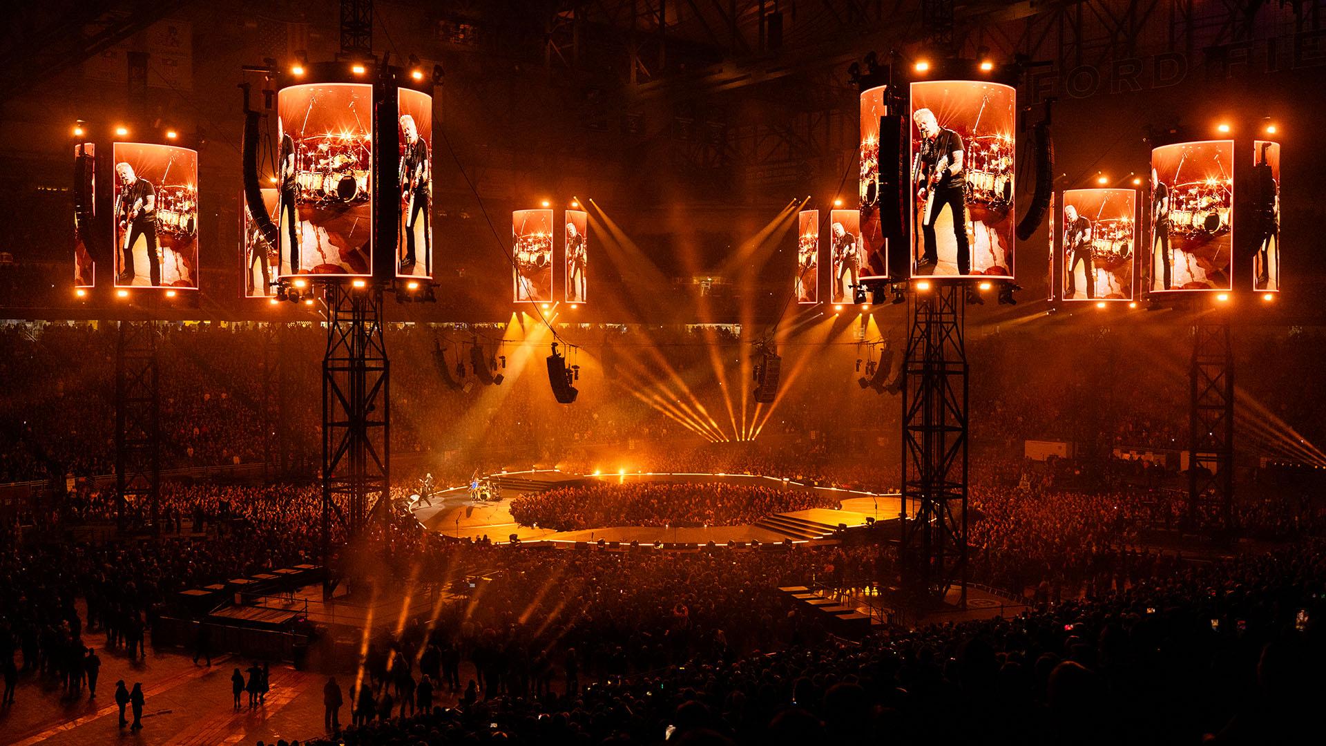 Metallica at Ford Field in Detroit, MI, United States on November 12