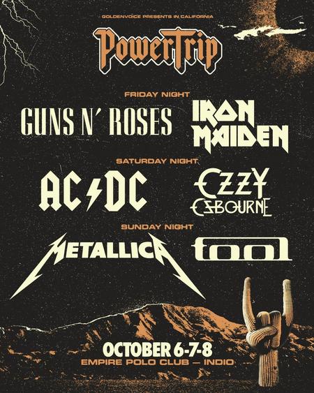 ondeugd Bonus van Metallica at Power Trip at Empire Polo Club in Indio, California on October  8, 2023 | Metallica.com