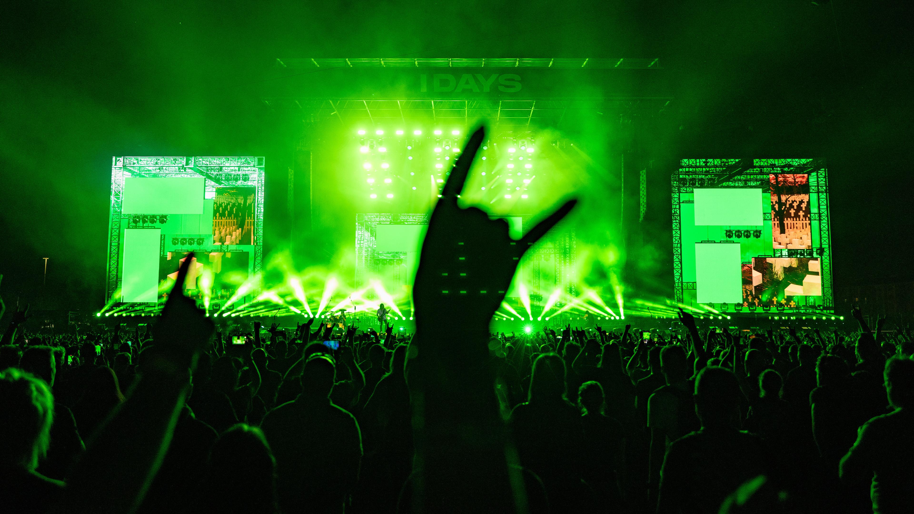  Metallica at I-Days Milano at Ippodromo SNAI La Maura in Milan, Italy Illustration 