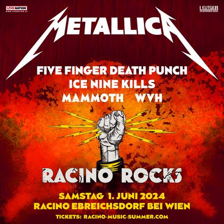 Metallica at Racino Rocks at Magna Racino in Vienna, Austria on June 1, 2024