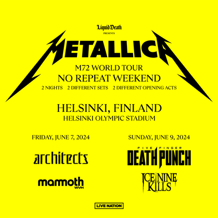 M72 World Tour - Helsinki, Finland - June 7, 2024