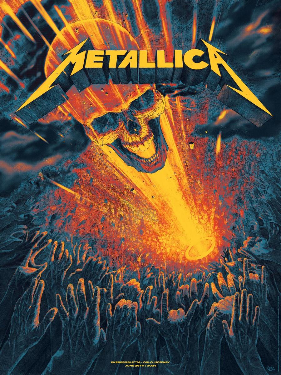 Metallica at Tons of Rock at Ekebergsletta in Oslo, Norway on June 26, 2024