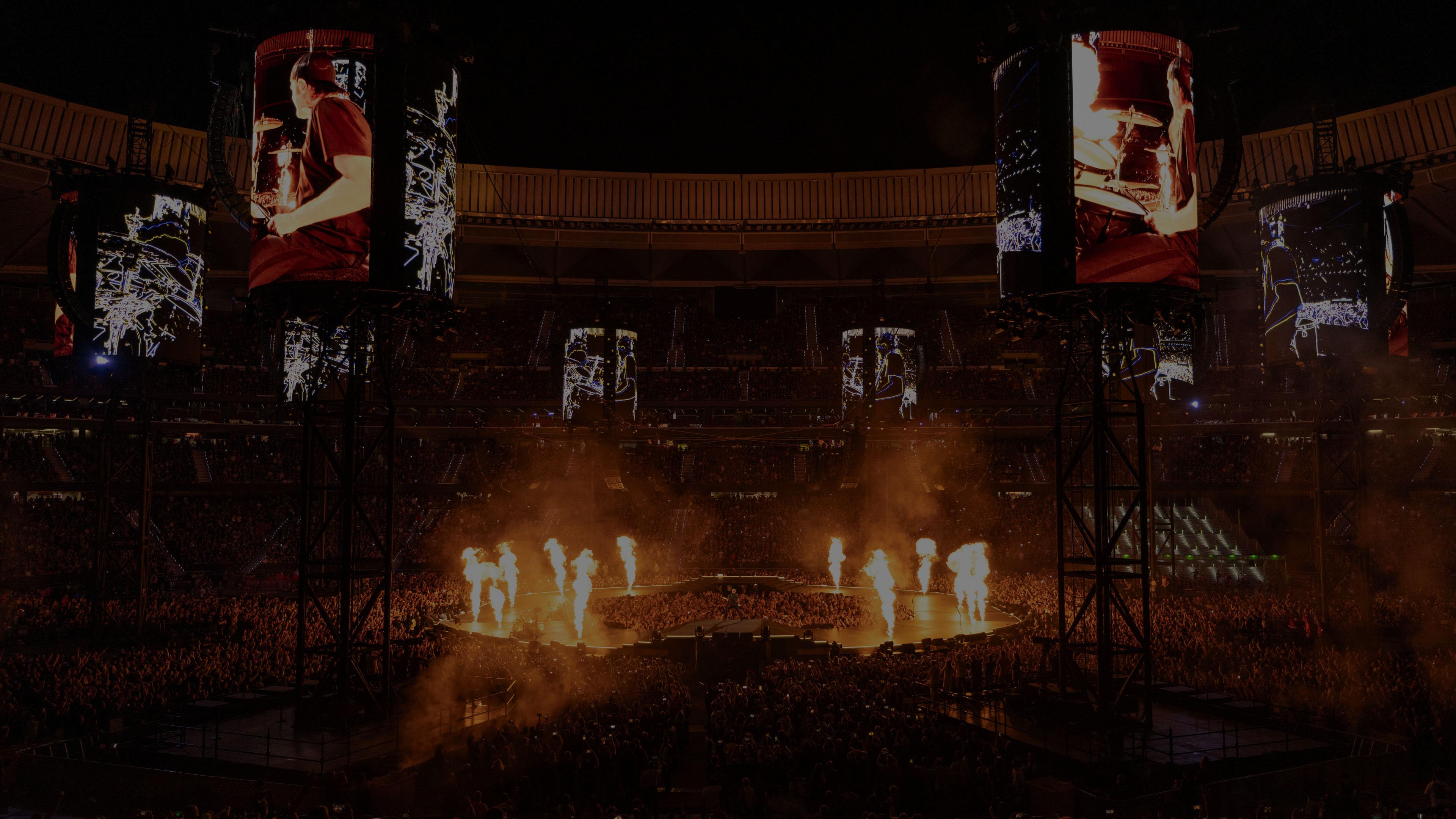 Metallica at Estadio Cívitas Metropolitano in Madrid, Spain on July 14, 2024 on the M72 World Tour