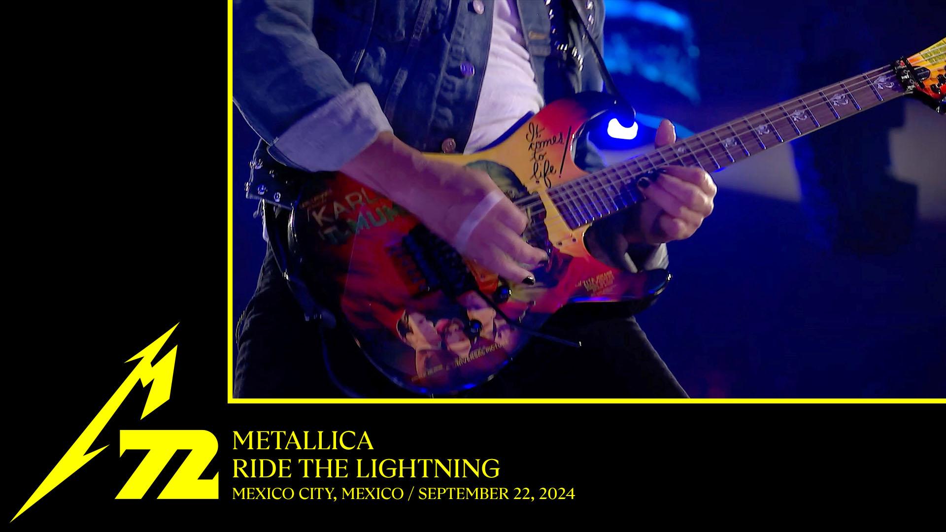 Ride the Lightning (Mexico City, Mexico - September 22, 2024)